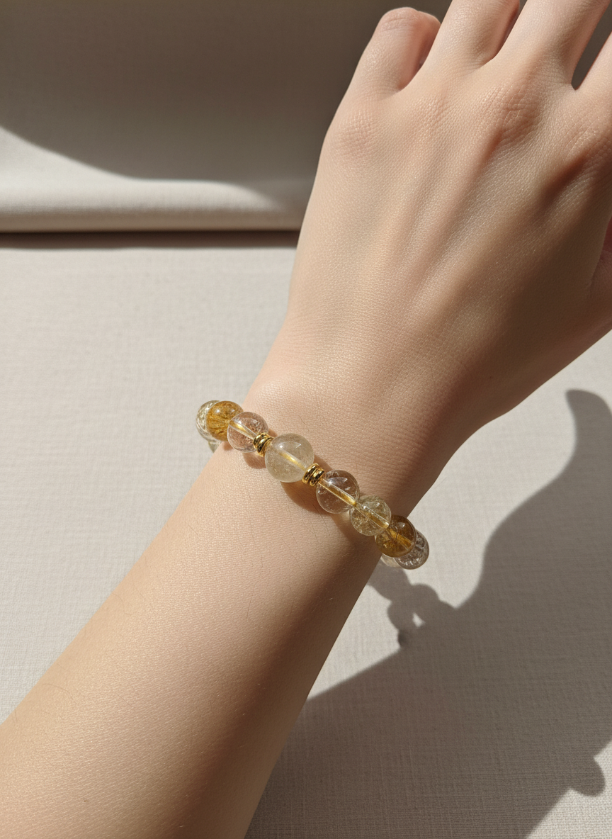 Natural Citrine Crystal (9mm-12.8mm)