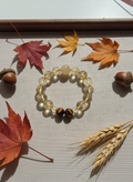 Natural Citrine Yellow Tiger-eye (10mm-12.8mm)