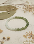 Natural Hotan Jade Bracelet Ombre colour (6mm)